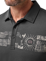 TravisMathew Performance Jersey Marina Polo - Ebony