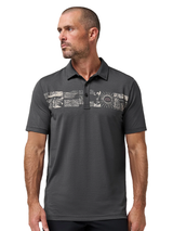TravisMathew Performance Jersey Marina Polo - Ebony