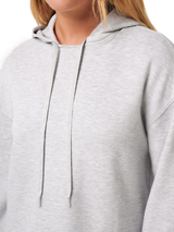 TravisMathew Women's Skyloft Soft Hoodie - Heather Light Grey