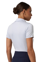 TravisMathew Women's Skyloft Light SS Polo - Heather Halogen Blue