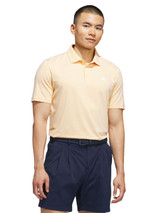 adidas Performance Textured Polo Shirt - White/Semi Ice Tangerine