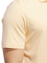 adidas Performance Textured Polo Shirt - White/Semi Ice Tangerine