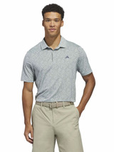adidas Ultimate365 Mesh Tango Print Climacool Polo Shirt - Wonder Sage/Navy