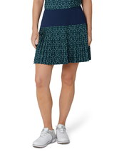 Callaway Women's Framing Geo Double Layer 16-Inch Skort - Peacoat