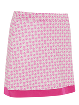 Callaway Women's Deco Geo Print 16-Inch Skort - Fuchsia Purple