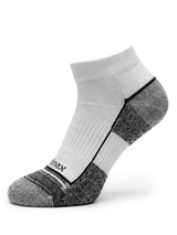 Meikan Womens 3 Pack Quarter Cut Coolmax Comfort Sports Socks - White