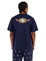 Malbon Torrey Pines Bermuda Eagle Tee - Baritone Blue