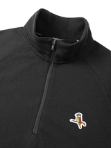 Walker Golf Things Par-Tec Quarter Zip Fleece - Black
