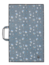 Original Penguin Microfibre Printed Waffle Golf Towel - Quiet Shade