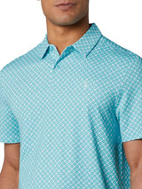 Original Penguin Birdseye View Pete Novelty Polo - Blue Radiance