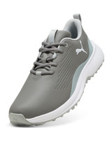 Puma FUSION Grip SL Sport Golf Shoes - Cast Iron/Puma White