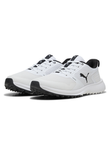 Puma FUSION Grip 6 Wide Golf Shoes - Puma White/Puma Black