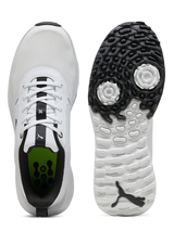 Puma FUSION Grip 6 Wide Golf Shoes - Puma White/Puma Black