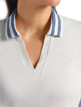 Puma Womens Pique Golf - Warm White/Dark Indigo