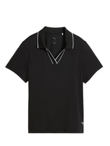 Puma Womens CLOUDSPUN Essential Short Sleeve Polo - Puma Black