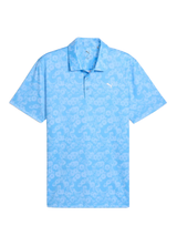Puma Pure 2.0 Floral Polo - Team Light Blue