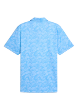 Puma Pure 2.0 Floral Polo - Team Light Blue