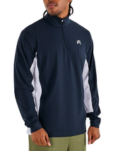 Malbon Santiago Mid Layer - Midnight/White