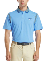 Reebok Varsity Polo Shirt - Peri/Ice/Vector Blue