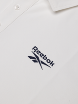 Reebok Solid Pique Polo Shirt - White