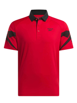 Reebok Vector Sleeve Polo Shirt - Vector Red/Black