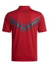 Reebok Chevron Back Polo Shirt - Vector Navy/Vector Red