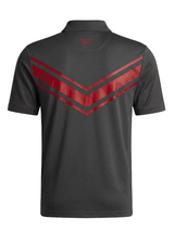 Reebok Chevron Back Polo Shirt - Grey 6/Vector Red