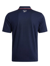 Reebok Solid Performance Polo Shirt - Vector Navy/Chalk/Vector Red