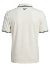 Reebok Solid Performance Polo Shirt - Chalk/Deep Sea/Metal Green