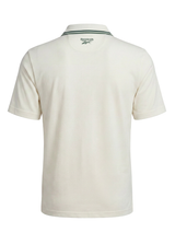 Reebok Solid Performance Polo Shirt - Chalk/Deep Sea/Metal Green