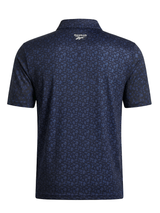 Reebok Floral Print Polo Shirt - Vector Navy