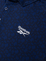 Reebok Floral Print Polo Shirt - Vector Navy