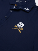 Reebok 'Crushers' Bonded Pique Polo Shirt - Vector Navy