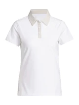 adidas Womens Ultimate365+ Grid Climacool Polo - Wonder Alumina