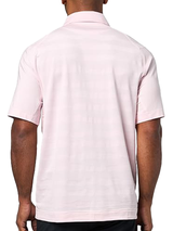 Oakley C1 Wave Length Stripe Polo - Faded Pink