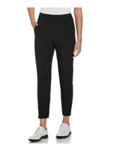 Ben Hogan Women's Lightweight Stretch Woven Ankle Pant - Caviar