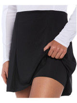 Ben Hogan Women's 16-Inch Tuck Pleat Skort - Caviar