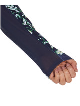 Ben Hogan Women's Nouveau Floral Printed Sun Protection Top - Peacoat