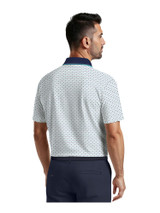 Ben Hogan Martini Conversational Print Polo - Bright White