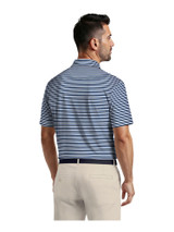 Ben Hogan Printed Multicolour Stripe Polo - Bright White