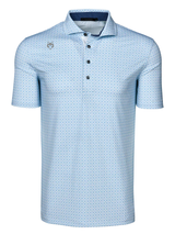 Greyson Players Club Ghost Thistle Polo - Wolf Blue