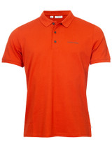 Calvin Klein Brookview Cotton Blend Pique Polo - Auburn