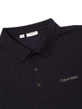 Calvin Klein Brookview Cotton Blend Pique Polo - Navy