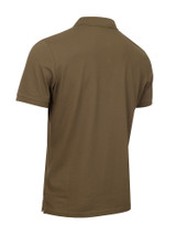 Calvin Klein Brookview Cotton Blend Pique Polo - Olive Green