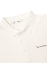 Calvin Klein Brookview Cotton Blend Pique Polo - White