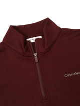 Calvin Klein Northfield Half Zip - Burgundy