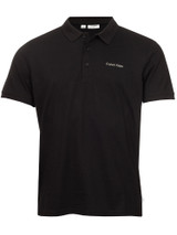 Calvin Klein Brookview Cotton Blend Pique Polo - Black