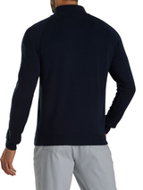 FootJoy Wool Blend Half Zip Pullover - Navy