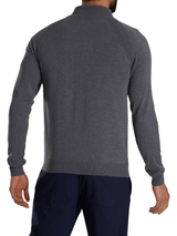 FootJoy Wool Blend Half Zip Pullover - Heather Charcoal