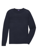 FootJoy Tonal Block Crewneck Pullover - Navy